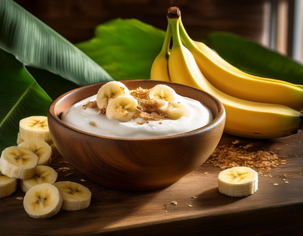 Enhanced Vitamin Absorption: Yoghurt and Bananas