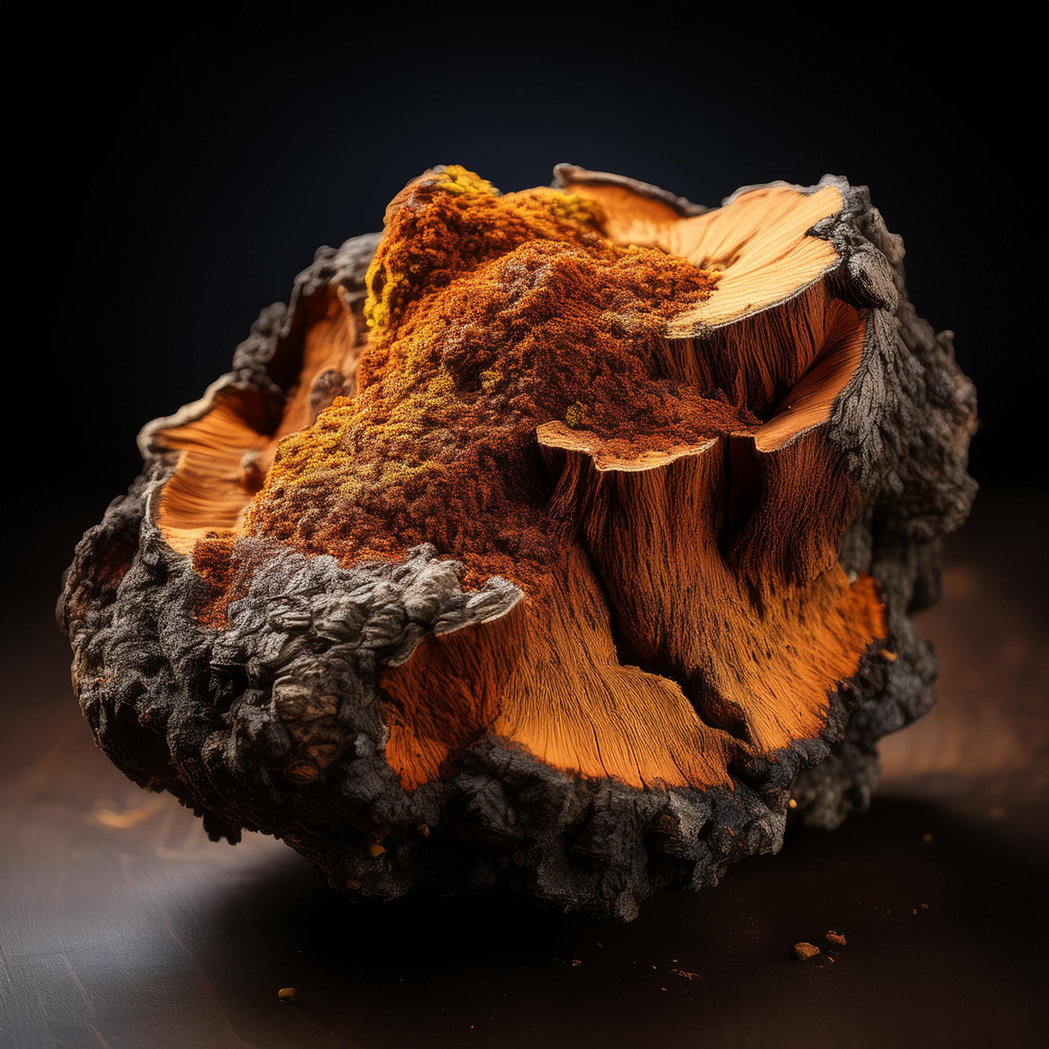 Chaga Mushroom (Graphical Illustration)