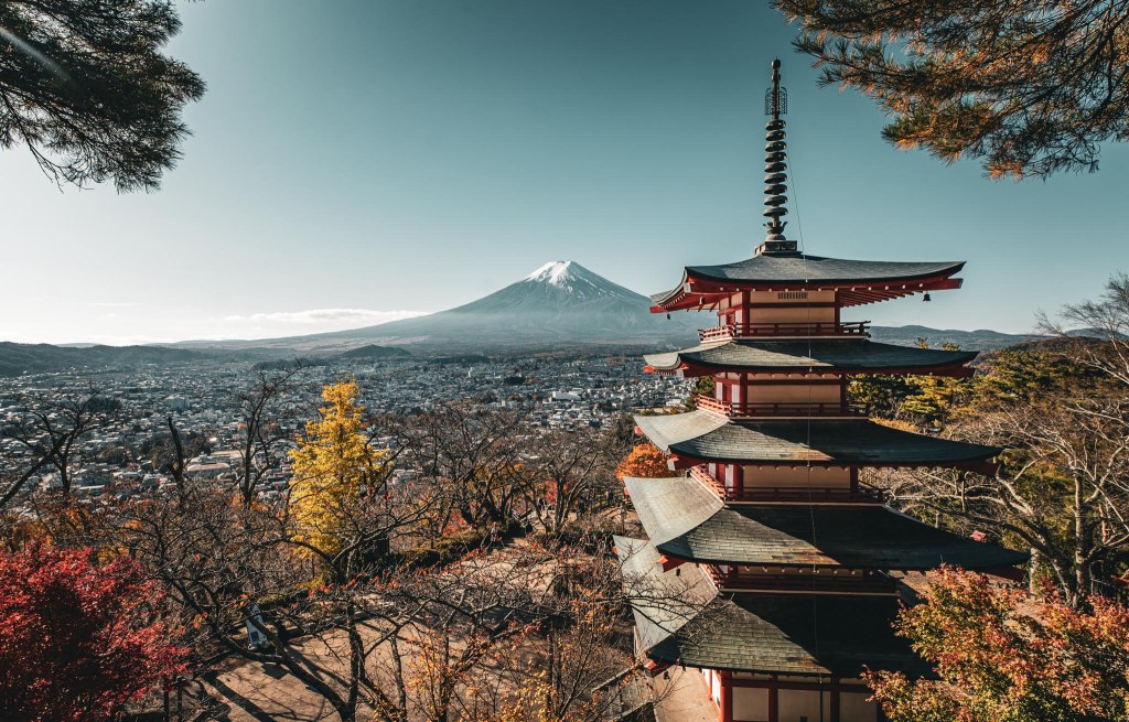 View From the Top of Arakurayama Sengen Park